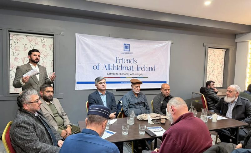 Global Solidarity Alkhidmat VP M. Abdus Shakoor Briefs Dublin Community on Humanitarian Crisis Relief