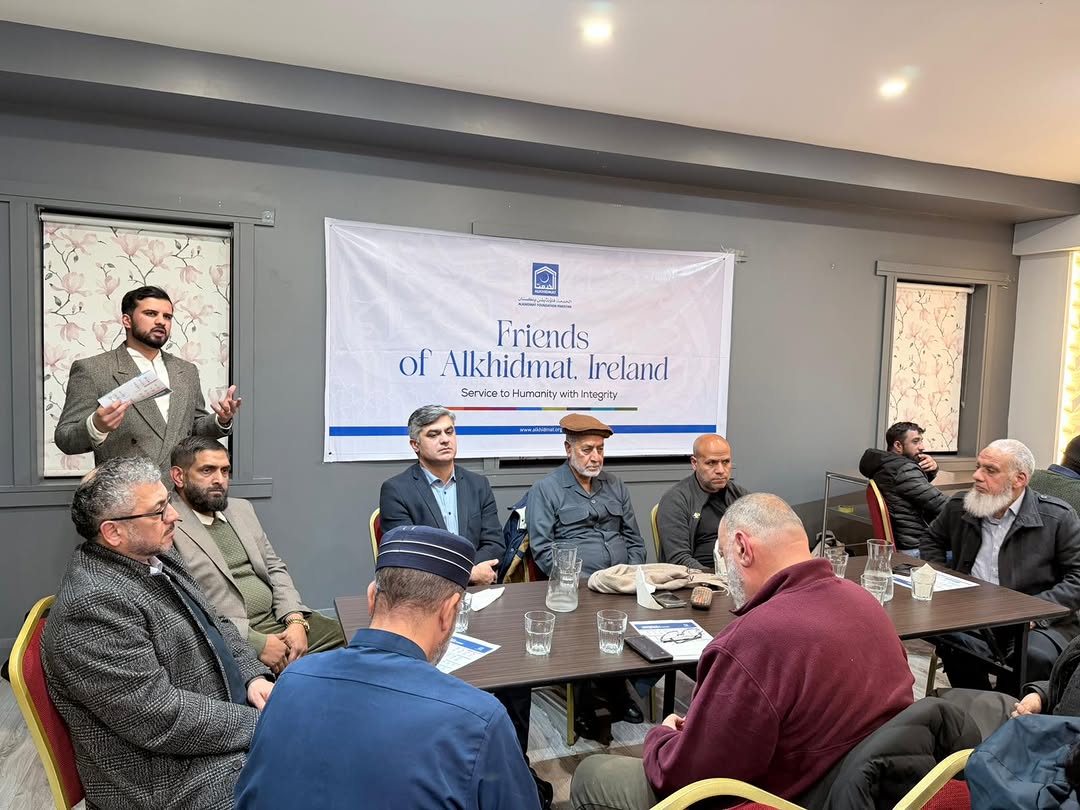 Global Solidarity Alkhidmat VP M. Abdus Shakoor Briefs Dublin Community on Humanitarian Crisis Relief