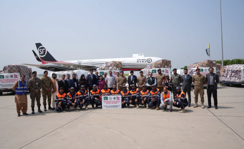 Pakistan Stands with Nepal: 100 Tonnes of Relief Delivered to Flood Victims